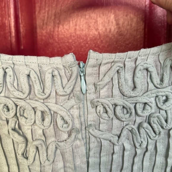 NWT SEA NEW YORK Frida mint green lined Flutter V-Neck Mini Dress M - Picture 11 of 12